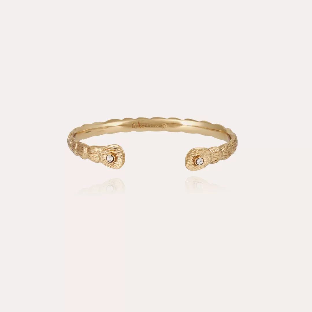 Gas Bijoux Bracelet Liane Serti Dore