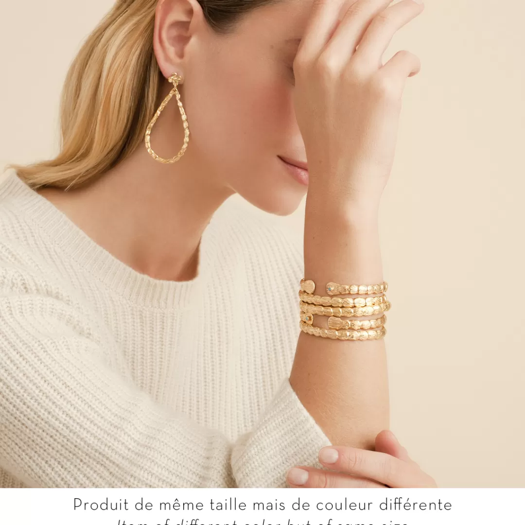 Gas Bijoux Bracelet Liane Serti Dore