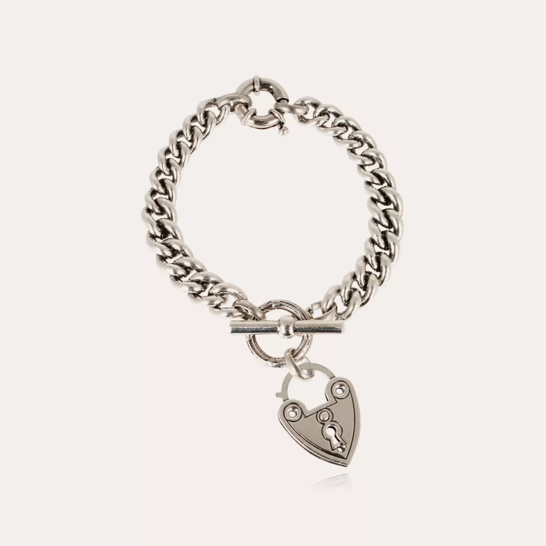 Gas Bijoux Bracelet Locked Argente