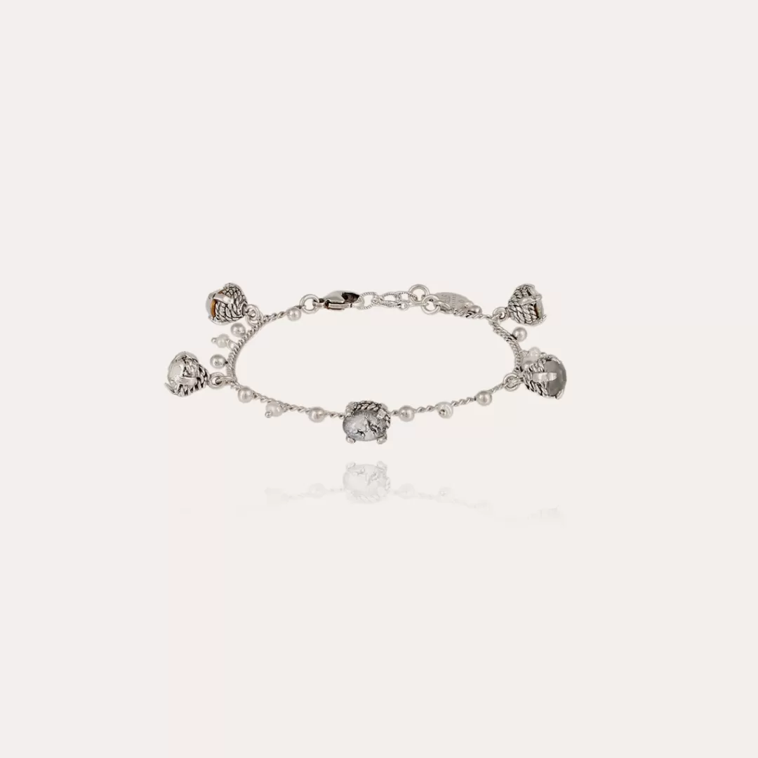 Gas Bijoux Bracelet Lucce Serti Argente