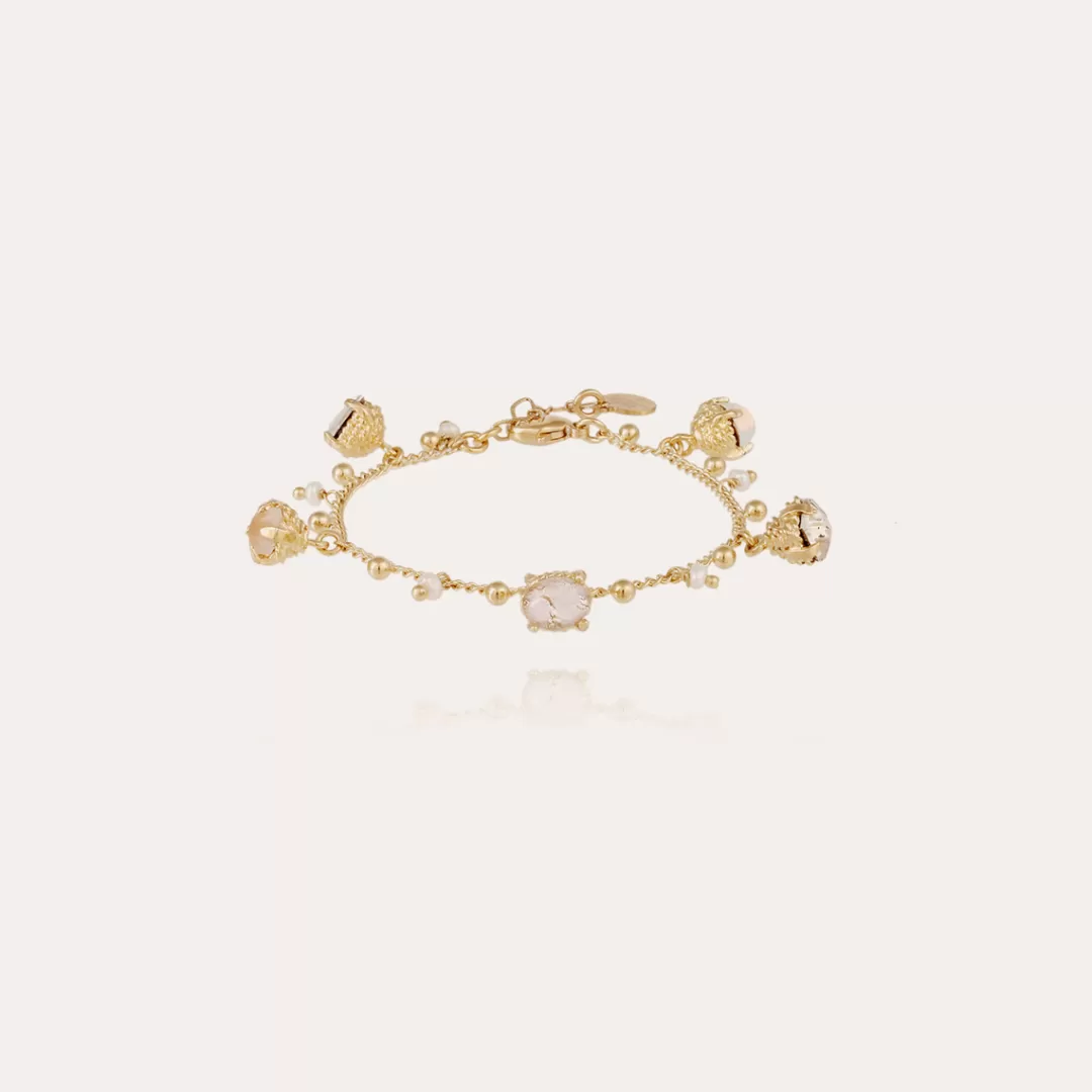 Gas Bijoux Bracelet Lucce Serti Dore