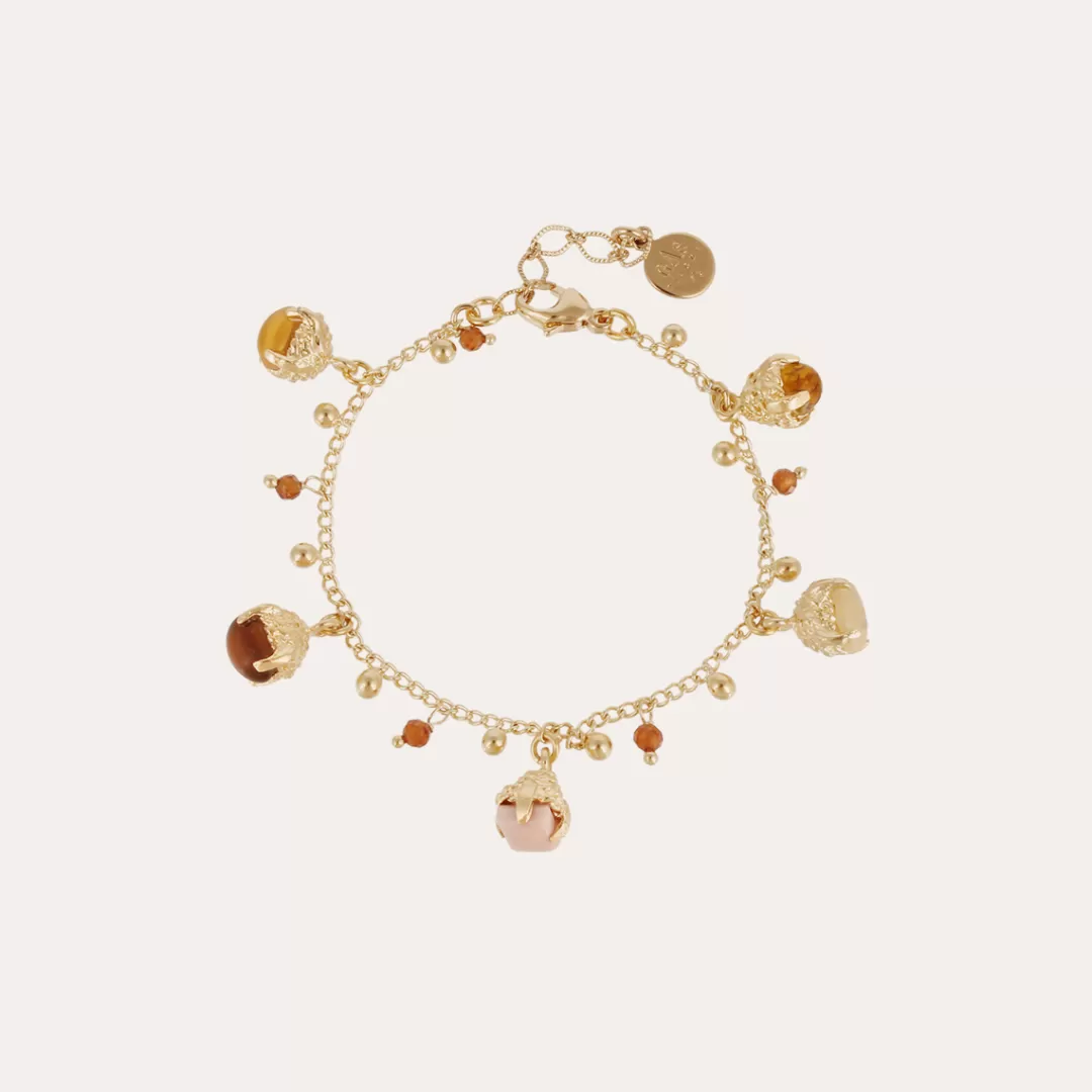 Gas Bijoux Bracelet Lucce Serti Dore