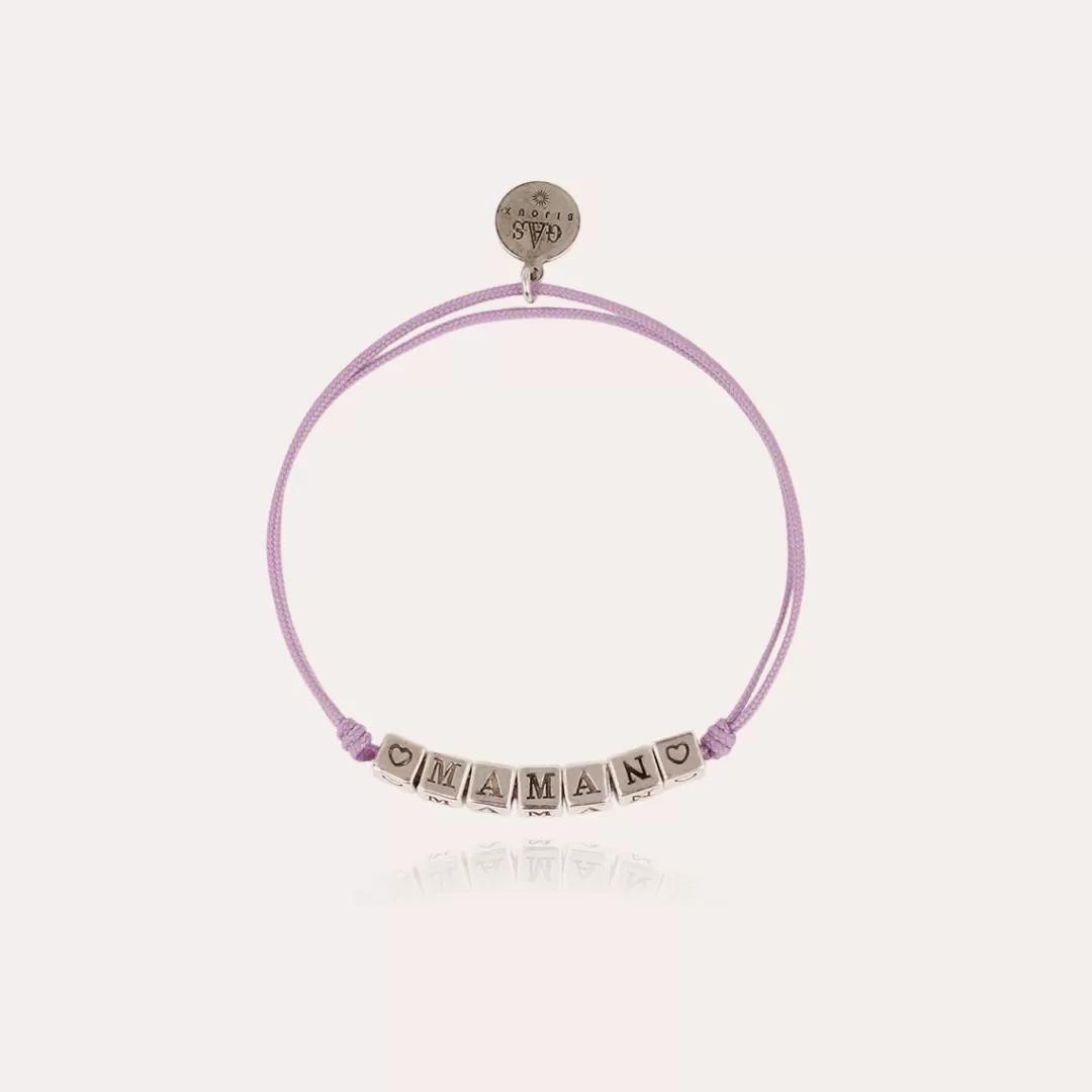 Gas Bijoux Bracelet Maman Argente