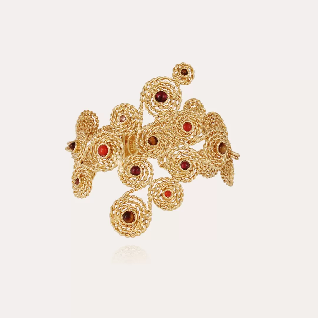 Gas Bijoux Bracelet Manchette Mistral Dore