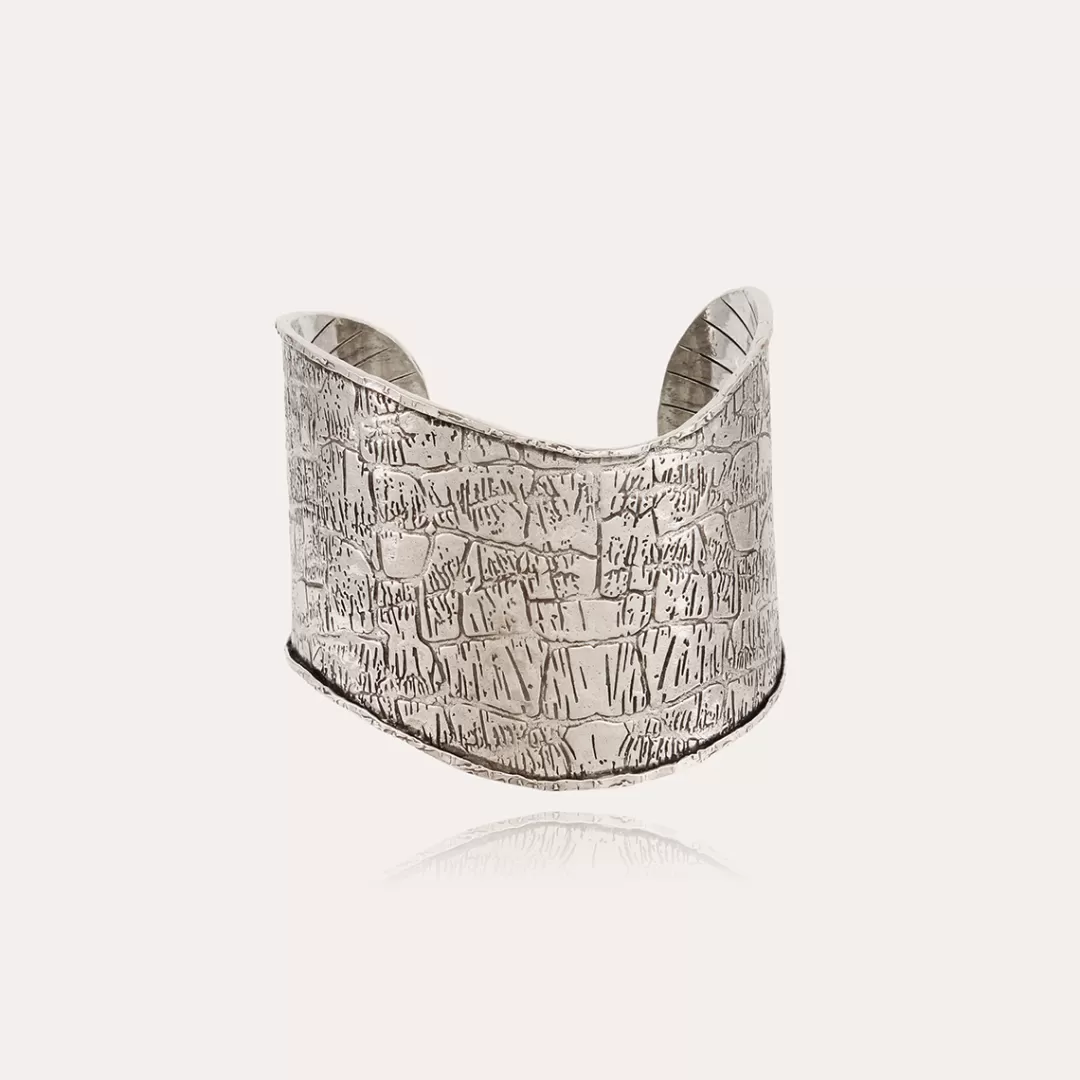 Gas Bijoux Bracelet Manchette Wild Argente