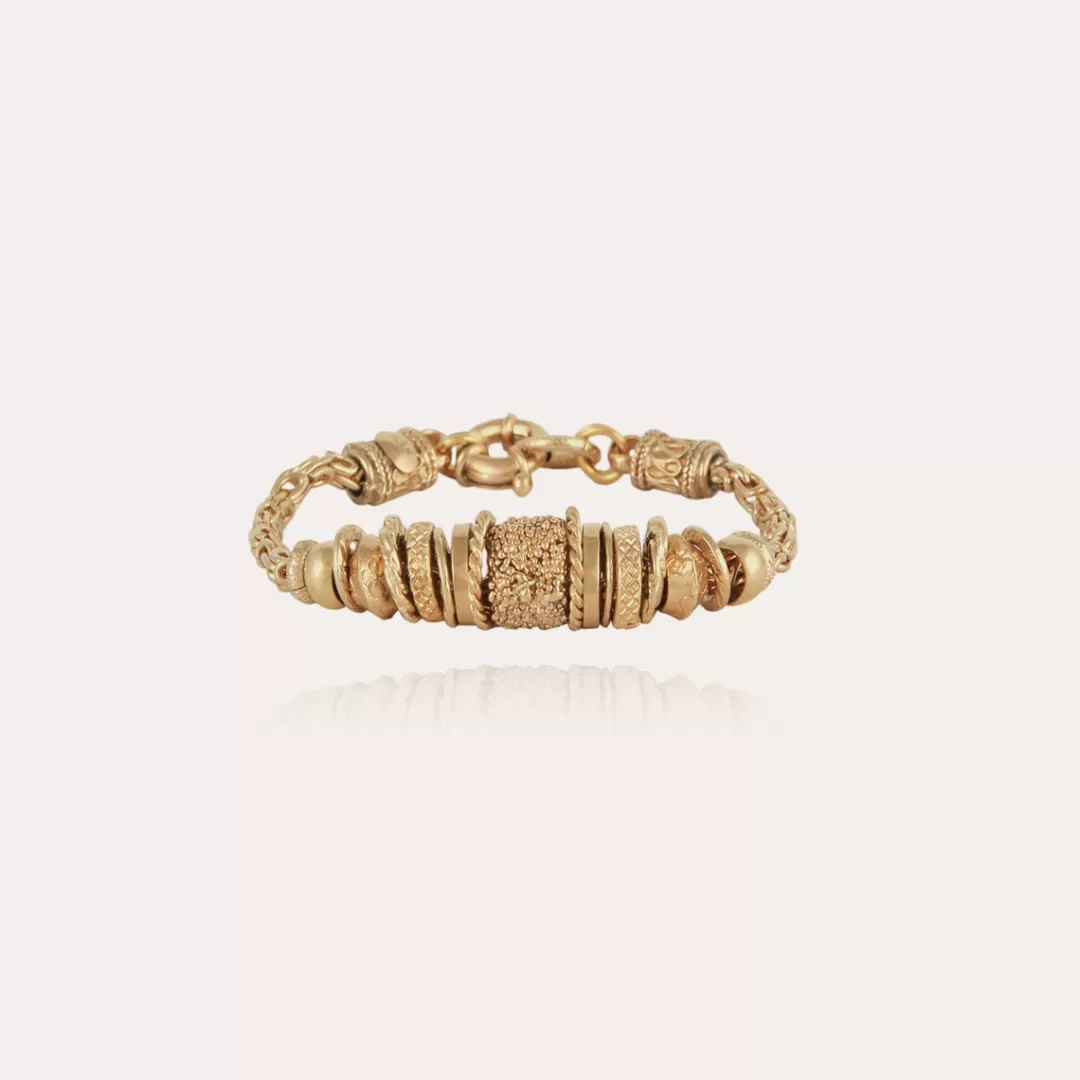 Gas Bijoux Bracelet Marquise Chaine Dore