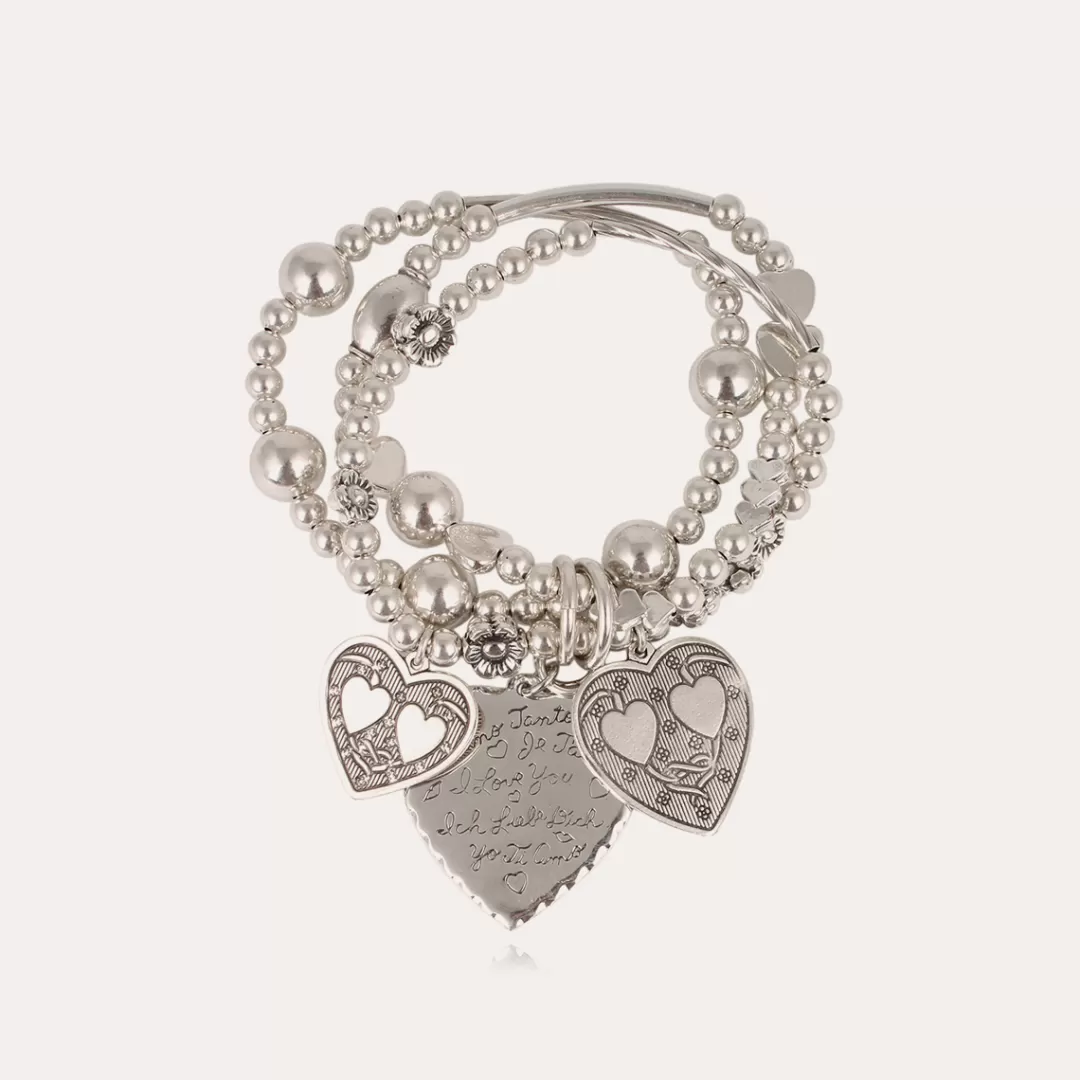 Gas Bijoux Bracelet Merlin Love Argente