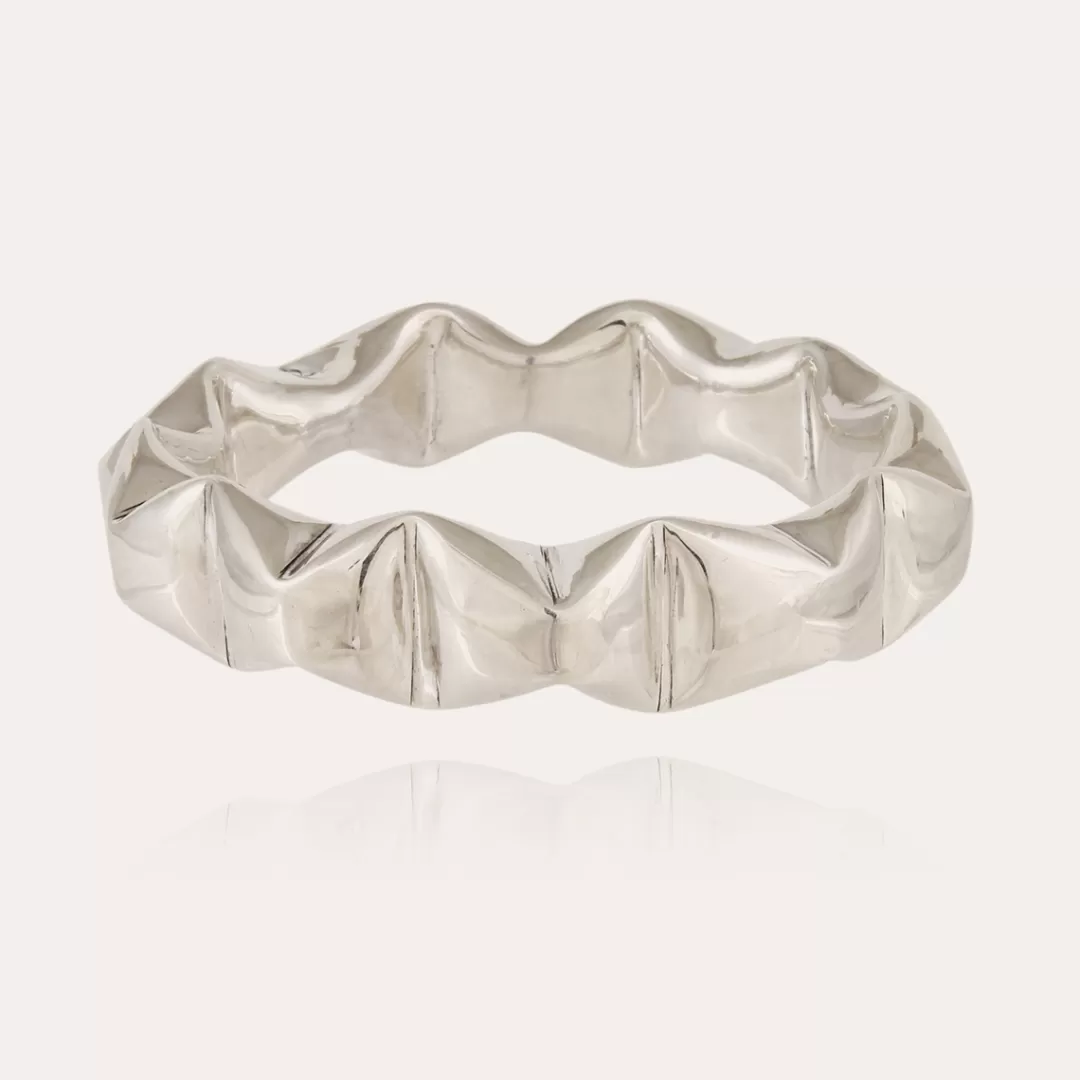 Gas Bijoux Bracelet Moki Grand Modele Argente