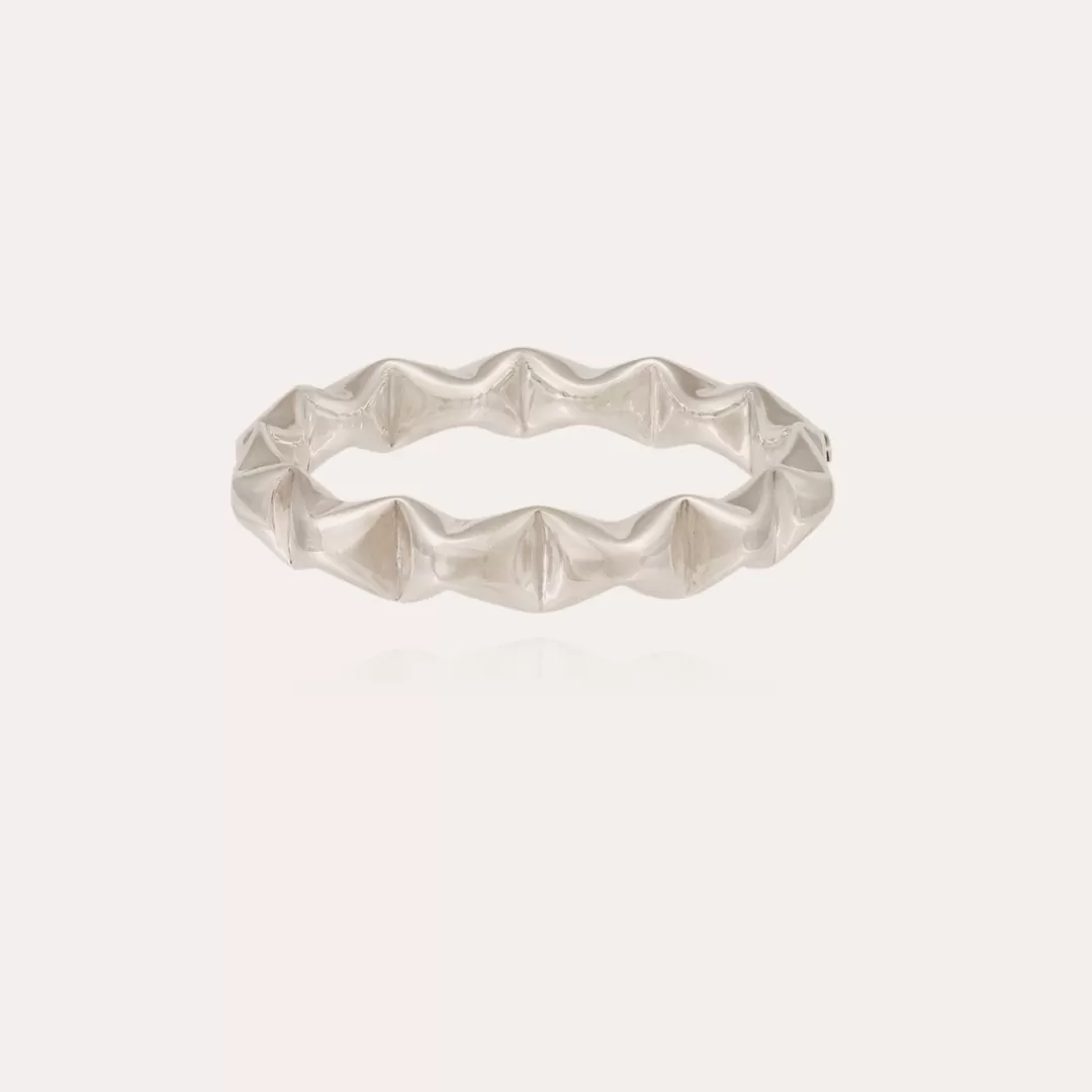 Gas Bijoux Bracelet Moki Petit Modele Argente
