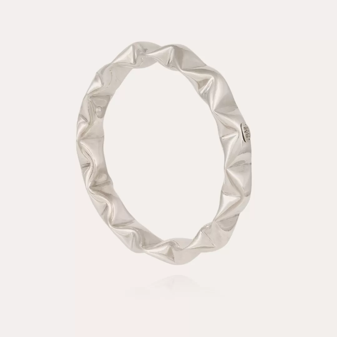 Gas Bijoux Bracelet Moki Petit Modele Argente