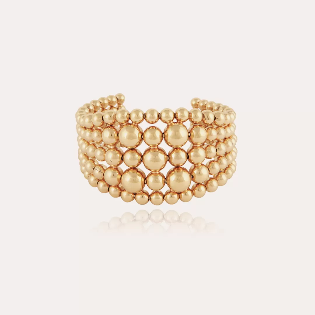 Gas Bijoux Bracelet Multiperla Dore