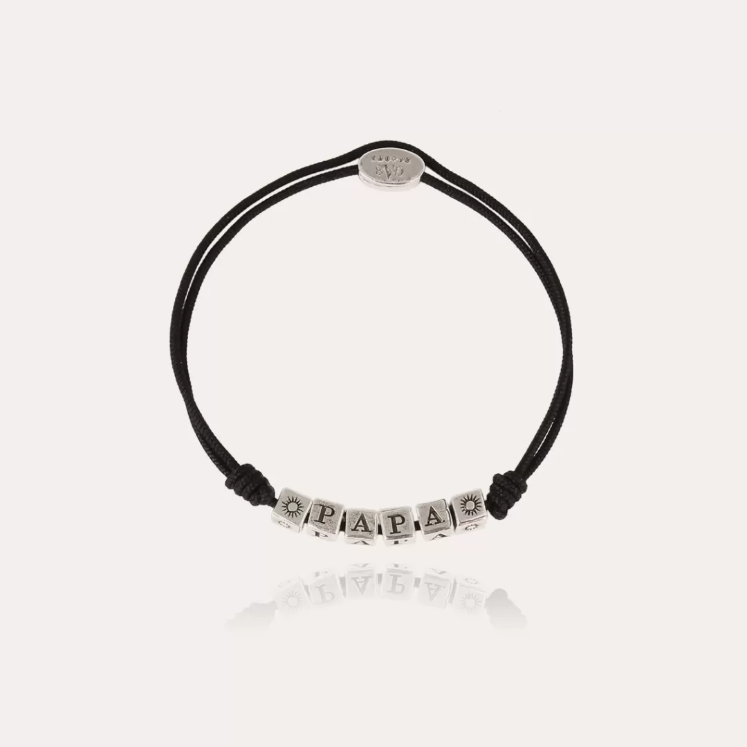 Gas Bijoux Bracelet Papa Homme Argente