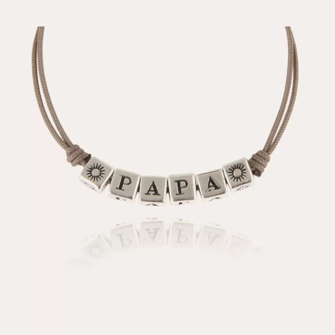 Gas Bijoux Bracelet Papa Homme Argente