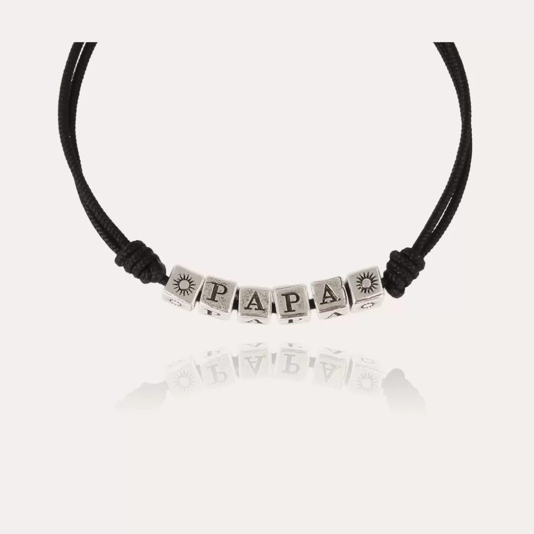 Gas Bijoux Bracelet Papa Homme Argente
