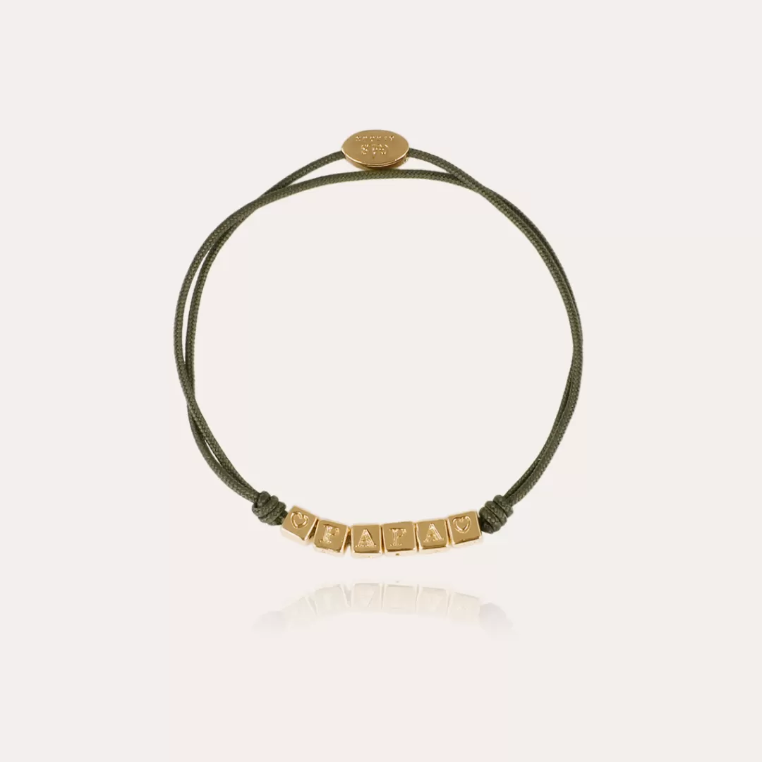 Gas Bijoux Bracelet Papa Homme Dore