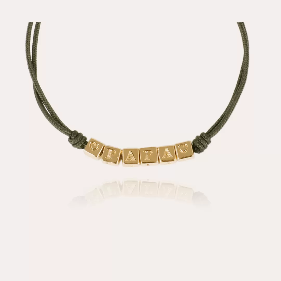 Gas Bijoux Bracelet Papa Homme Dore