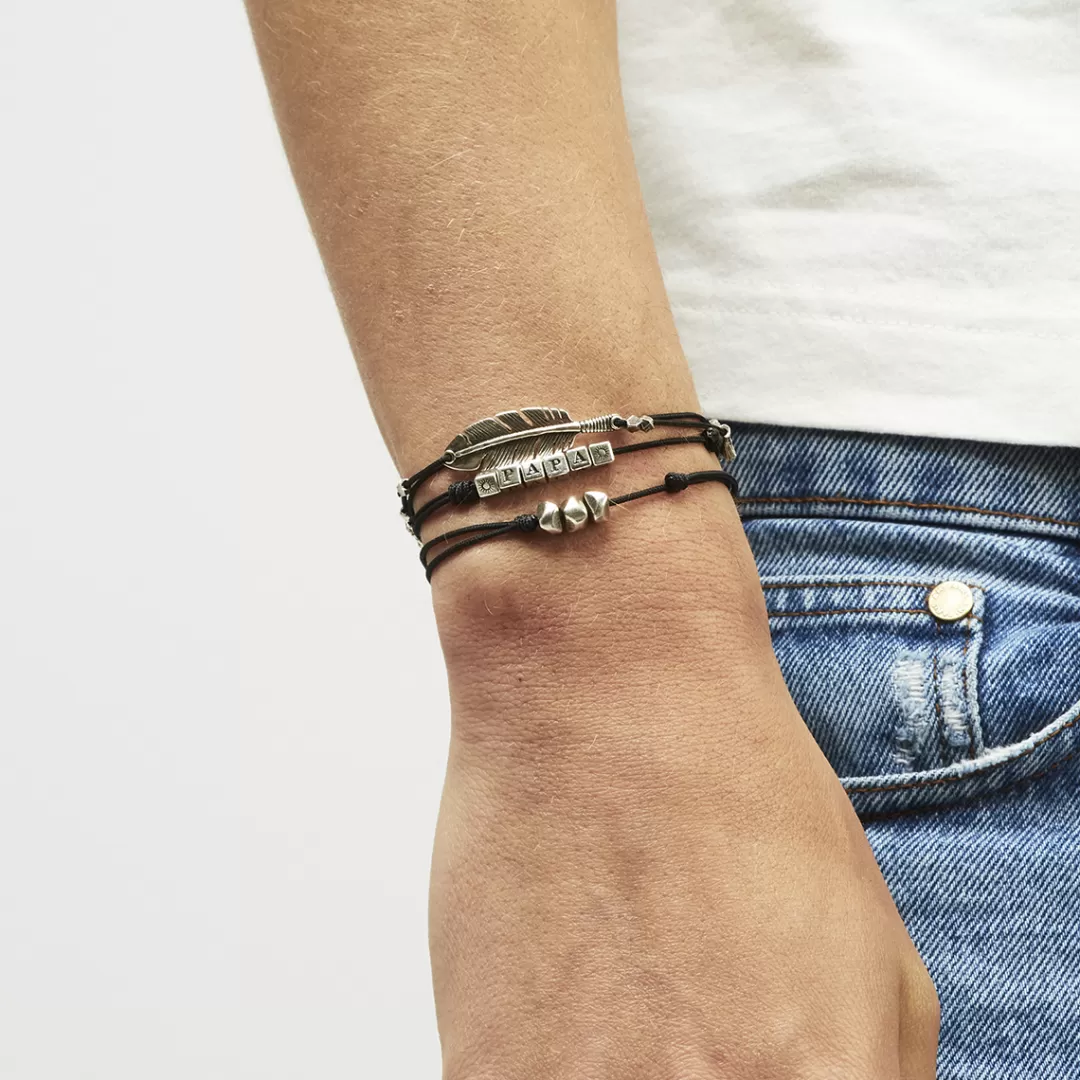 Gas Bijoux Bracelet Penna Homme Argente