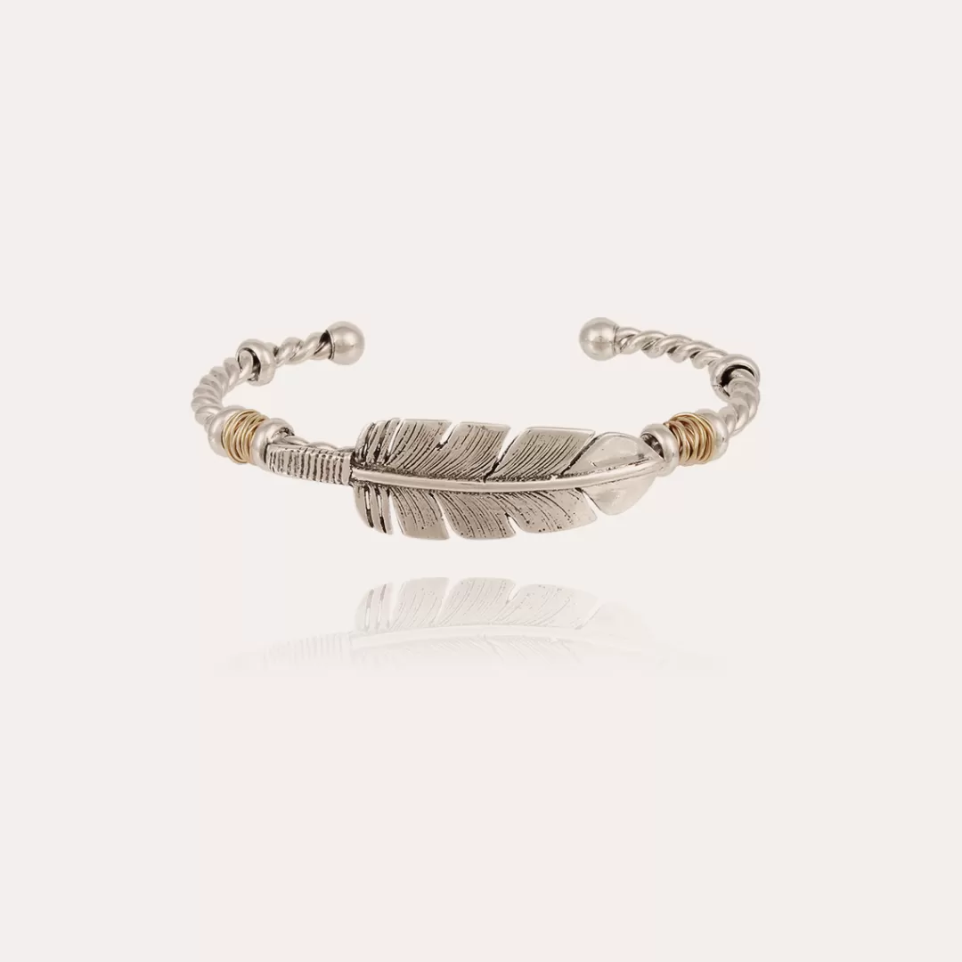 Gas Bijoux Bracelet Penna Jonc Homme Bicolore