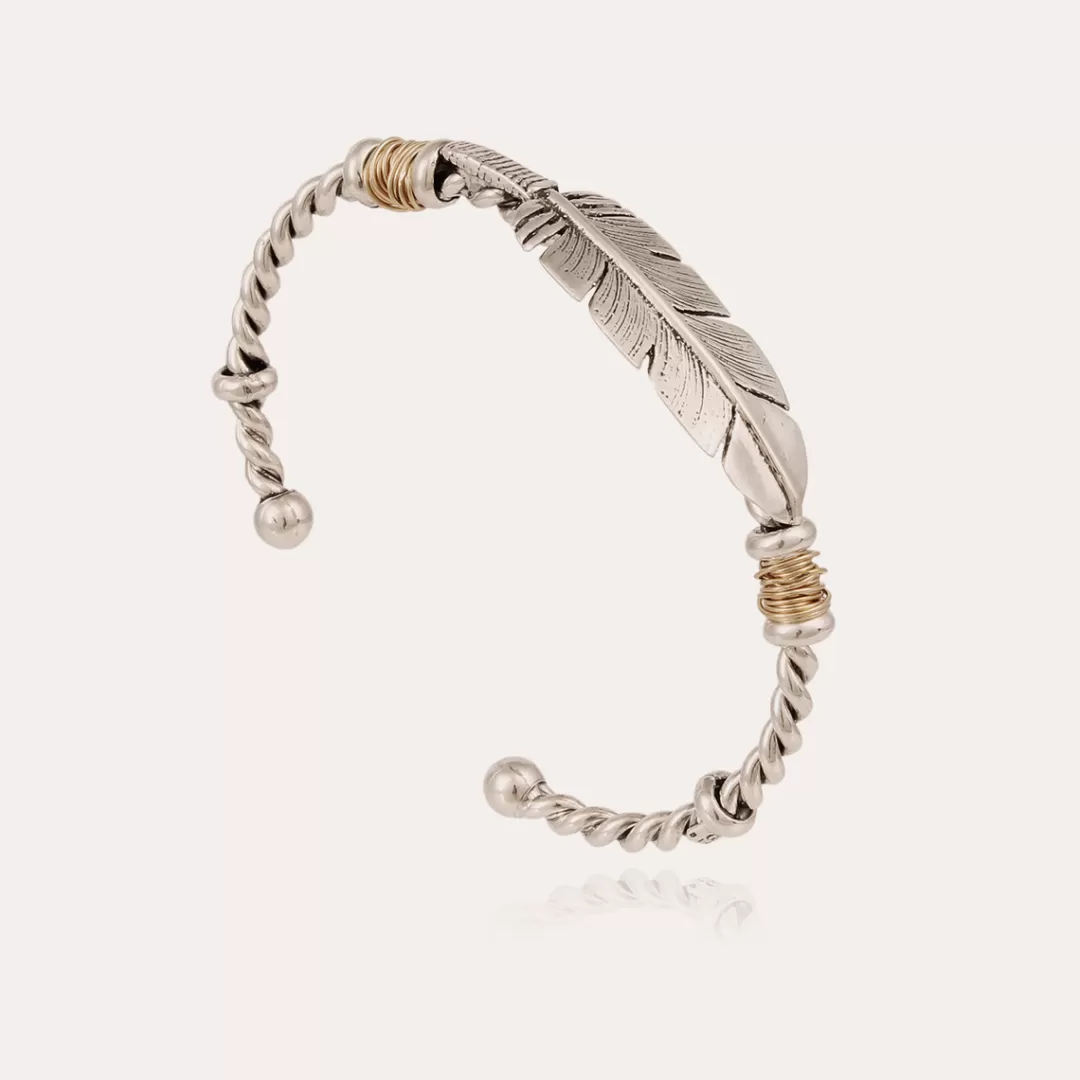 Gas Bijoux Bracelet Penna Jonc Homme Bicolore