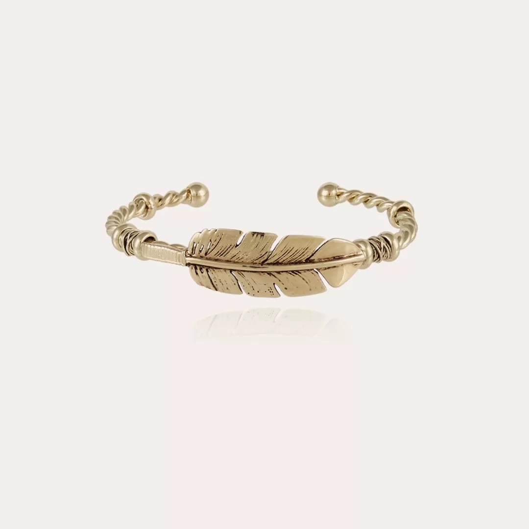 Gas Bijoux Bracelet Penna Jonc Homme Dore
