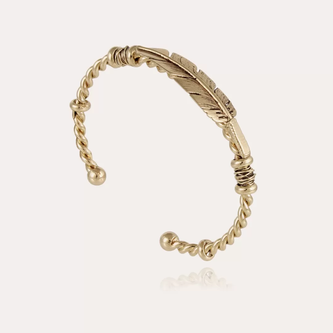 Gas Bijoux Bracelet Penna Jonc Homme Dore