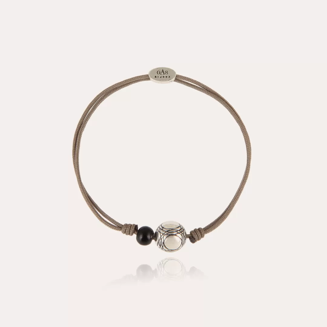 Gas Bijoux Bracelet Petanque Homme Argente