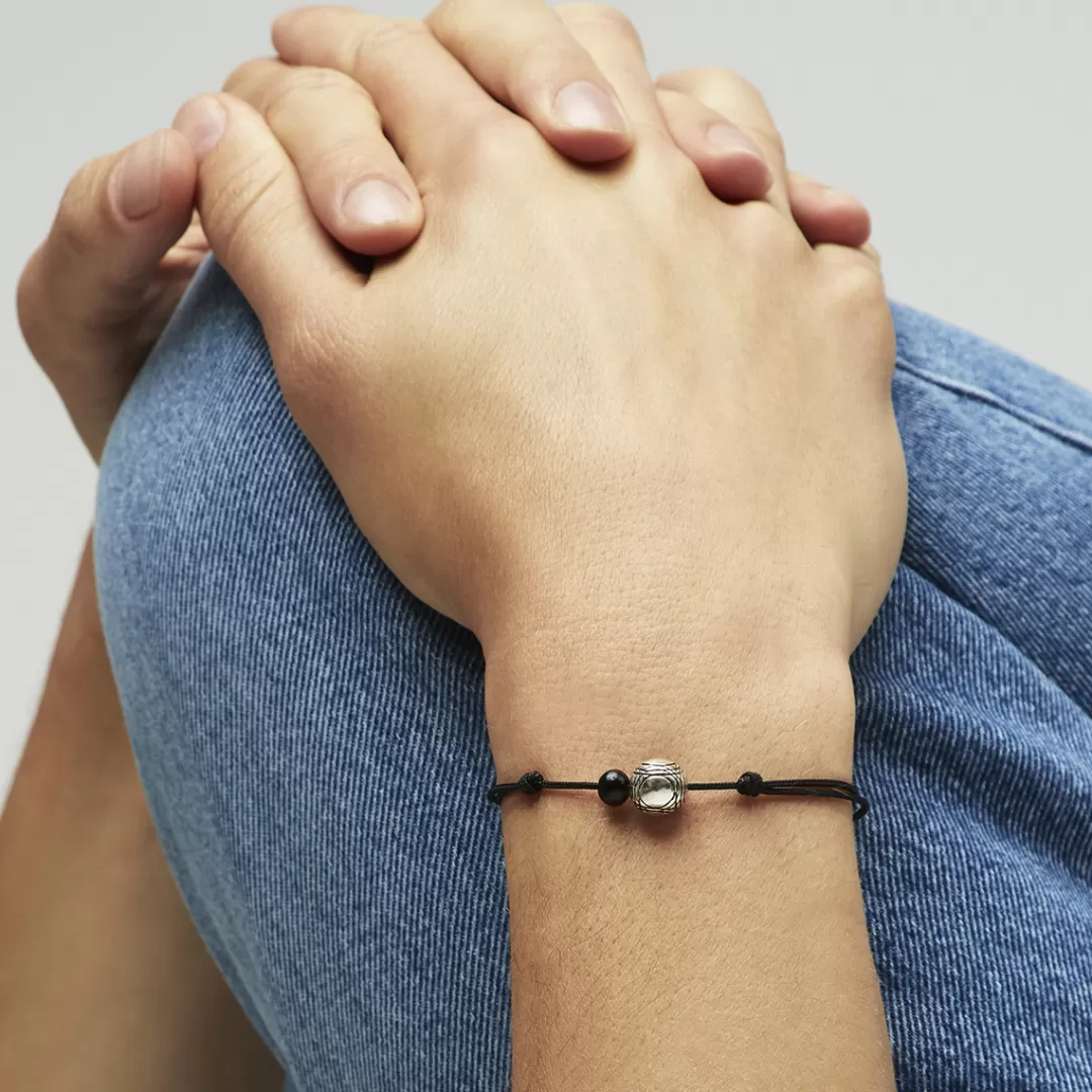 Gas Bijoux Bracelet Petanque Homme Argente