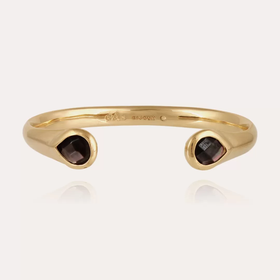 Gas Bijoux Bracelet Saint Germain Dore-Nacre Grise