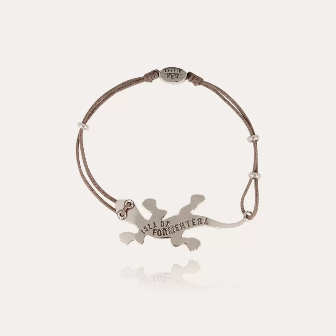 Gas Bijoux Bracelet Salamandre Homme Argente