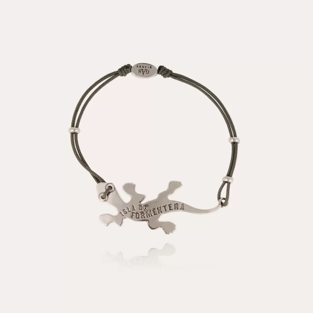 Gas Bijoux Bracelet Salamandre Homme Argente