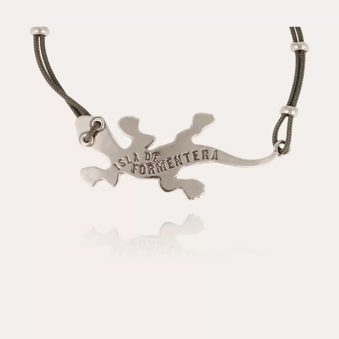 Gas Bijoux Bracelet Salamandre Homme Argente