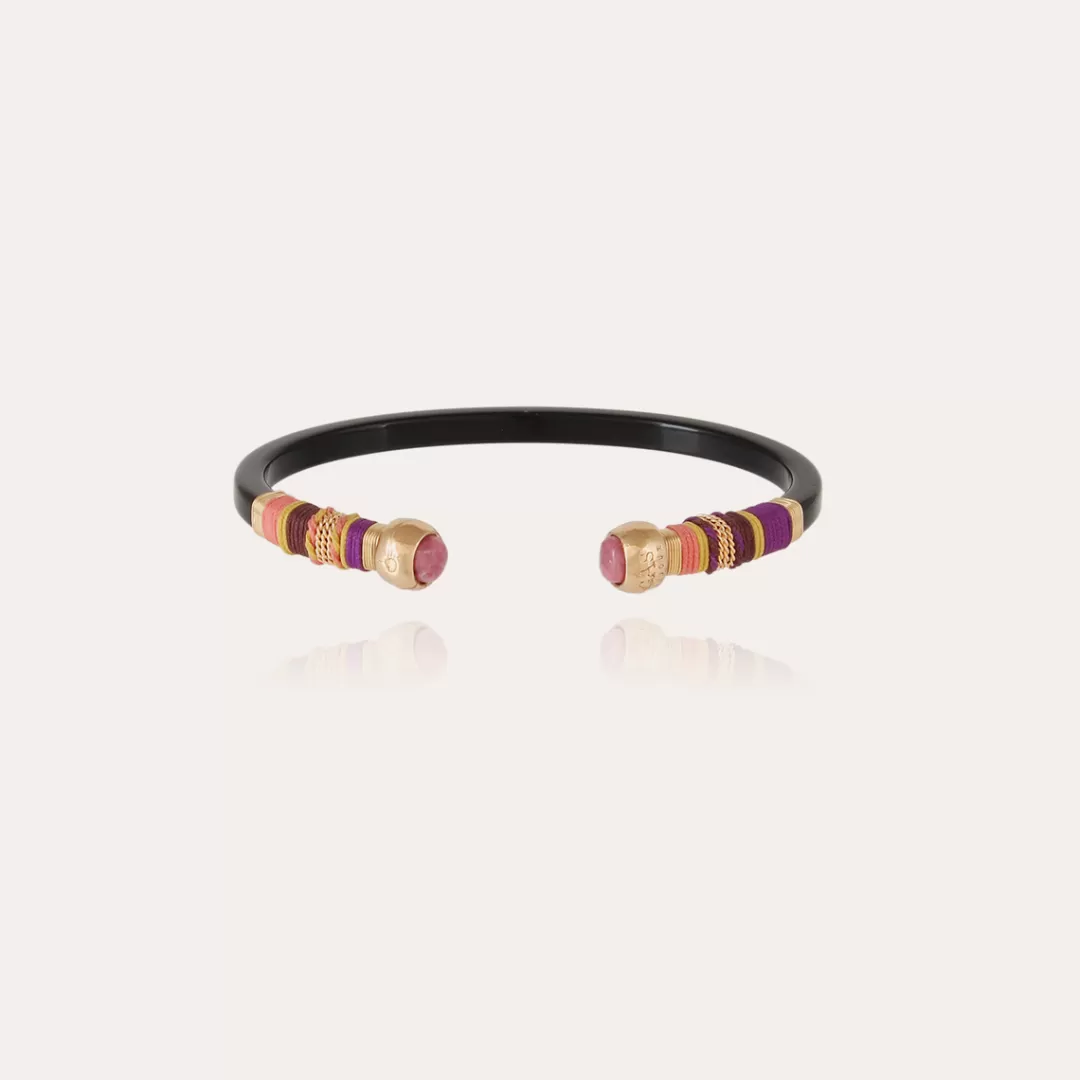 Gas Bijoux Bracelet Sari Bis Acetate Dore-Ecaille