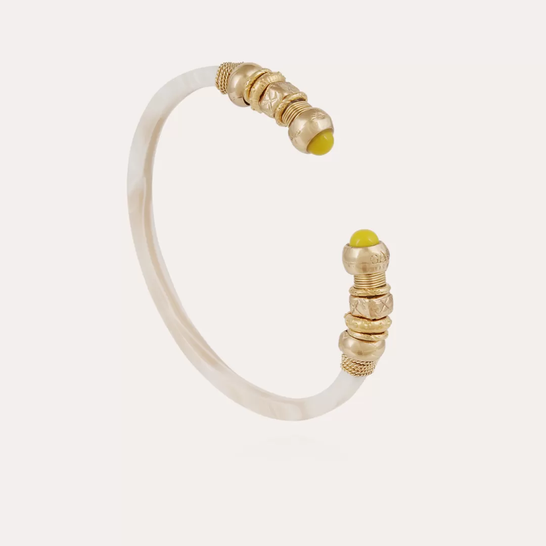 Gas Bijoux Bracelet Sari Bis Acetate Dore-Ivoire