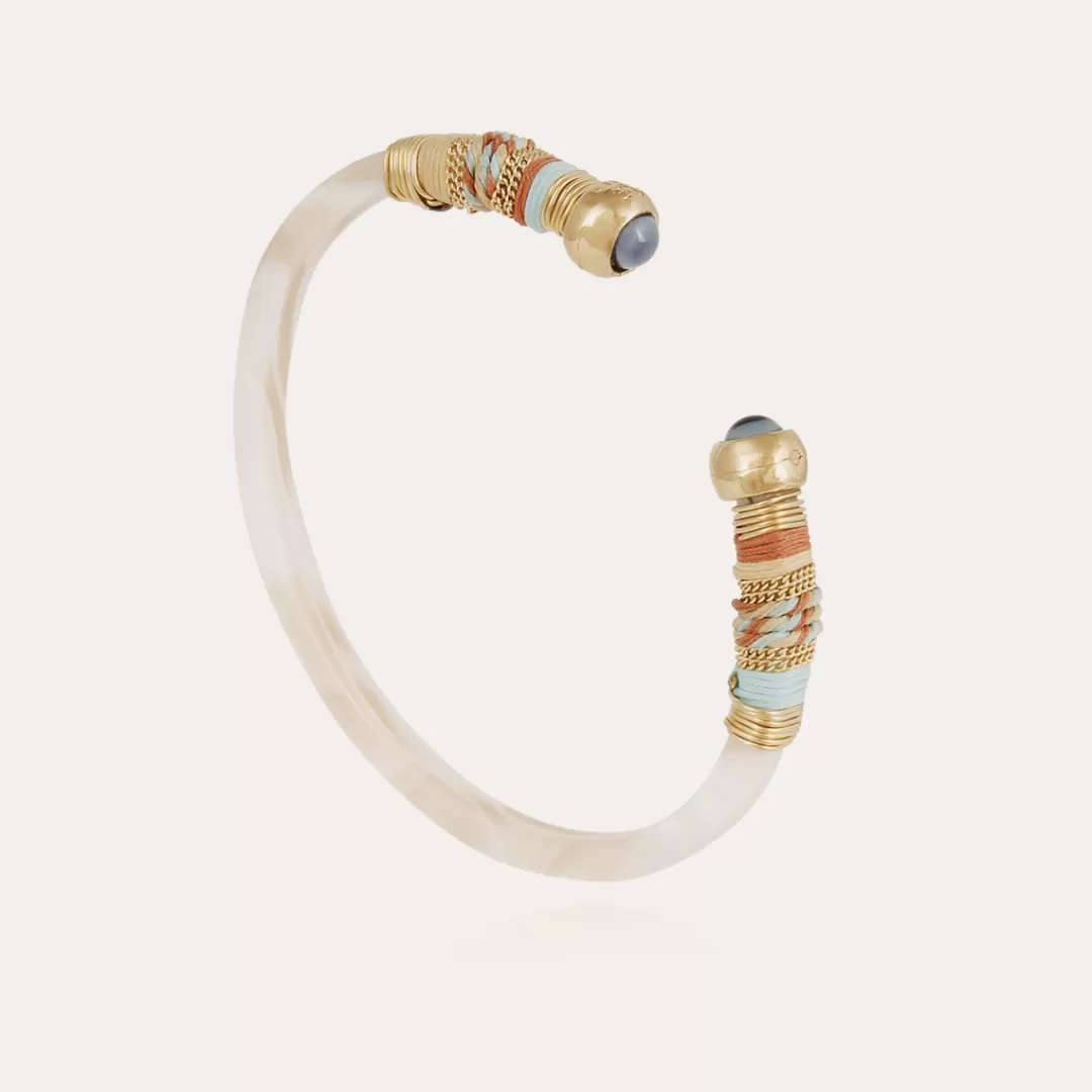 Gas Bijoux Bracelet Sari Bis Acetate Dore-Ivoire
