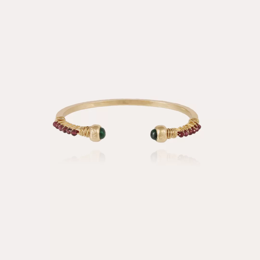 Gas Bijoux Bracelet Sari Bis Dore-Malachite