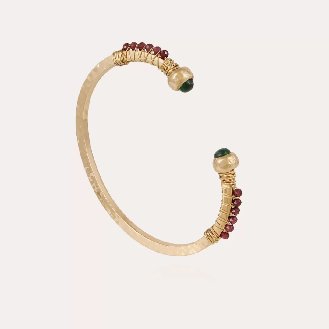 Gas Bijoux Bracelet Sari Bis Dore-Malachite