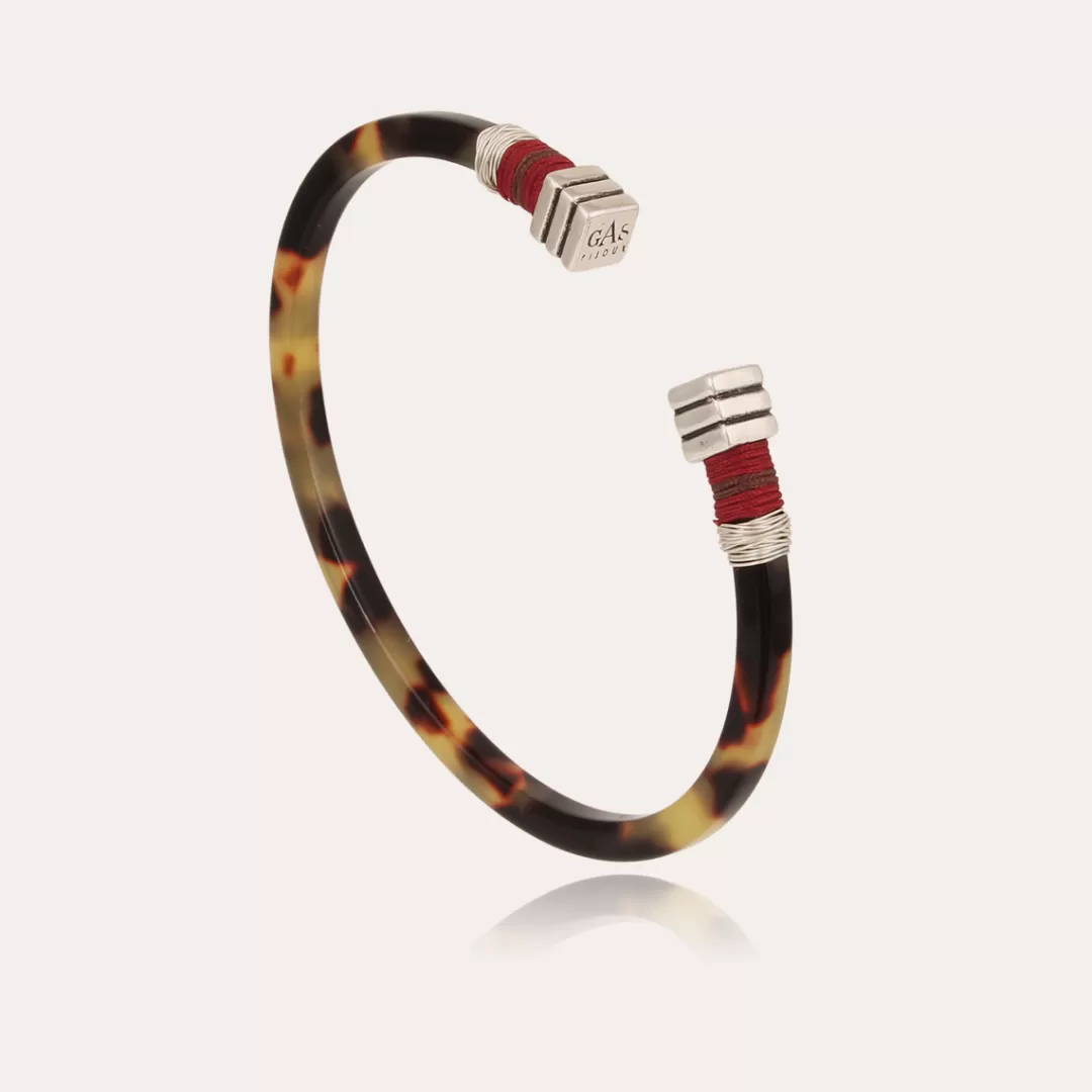 Gas Bijoux Bracelet Sari Bis Homme Acetate Argente-Ecaille