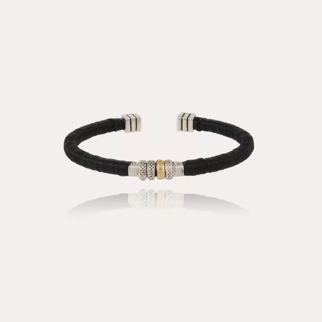 Gas Bijoux Bracelet Sari Emballe Homme Argente