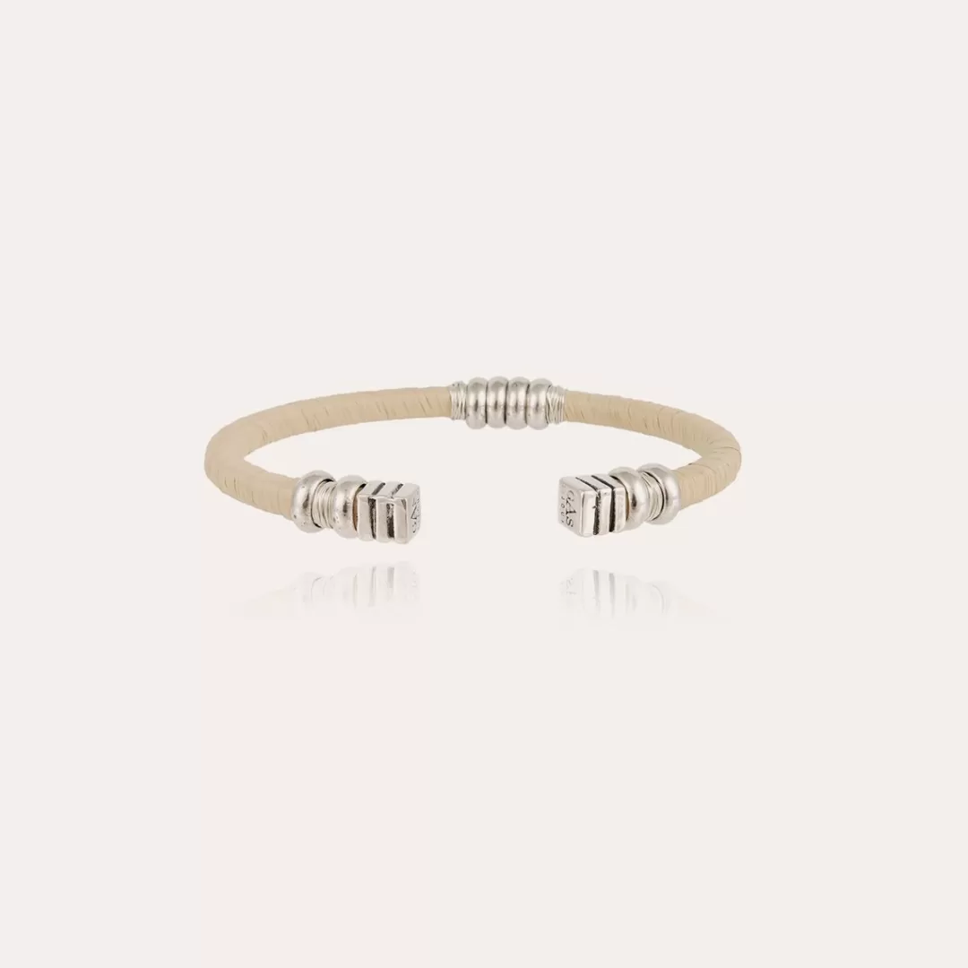 Gas Bijoux Bracelet Sari Emballe Homme Argente