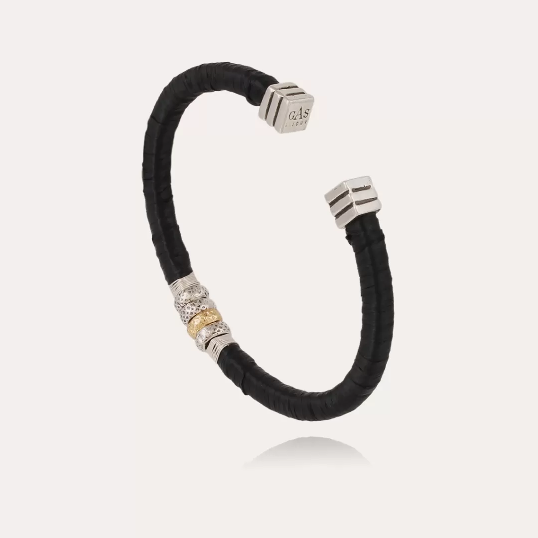 Gas Bijoux Bracelet Sari Emballe Homme Argente