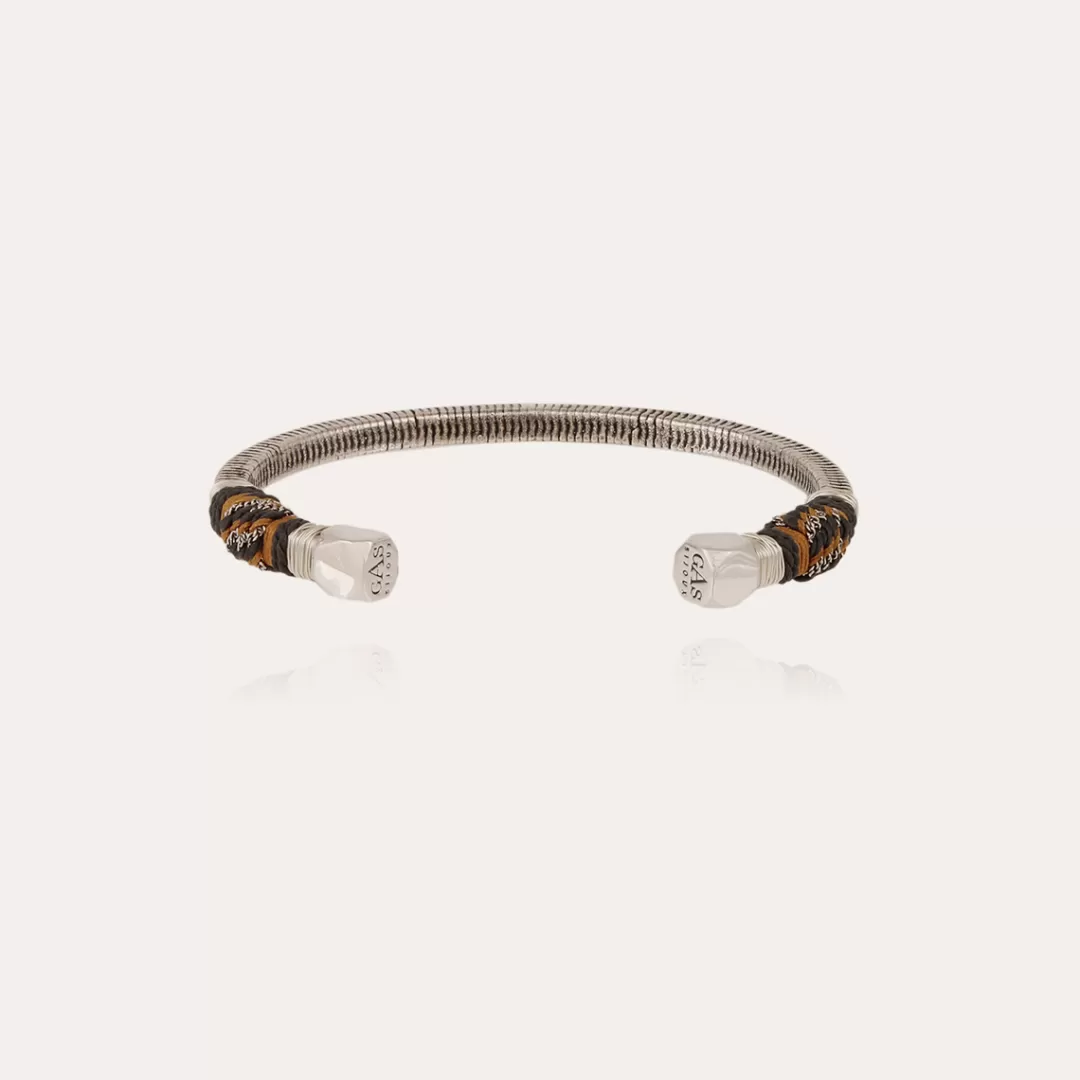 Gas Bijoux Bracelet Sari Homme Argente