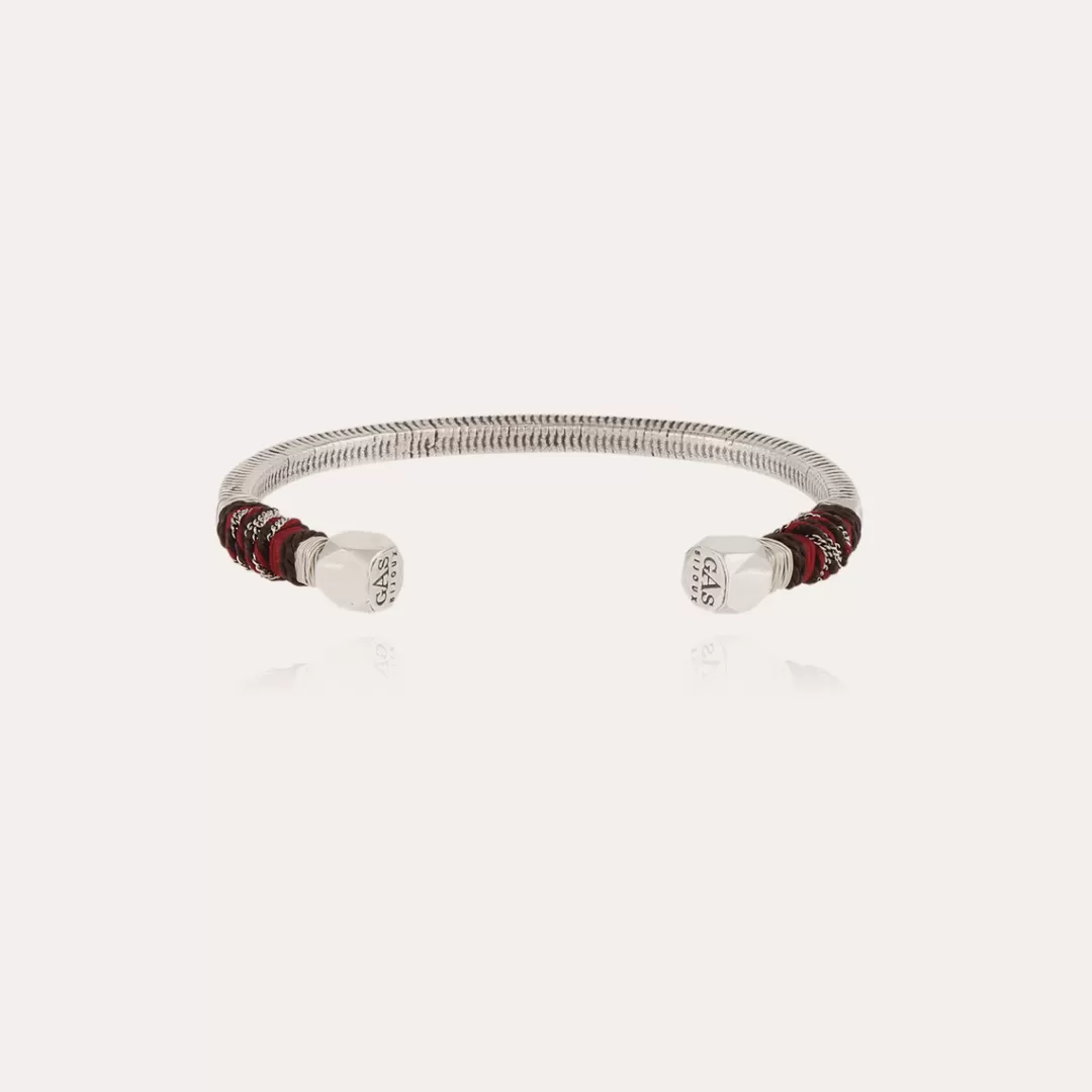 Gas Bijoux Bracelet Sari Homme Argente