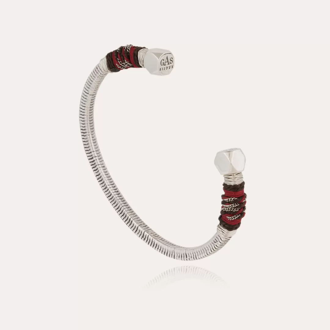 Gas Bijoux Bracelet Sari Homme Argente