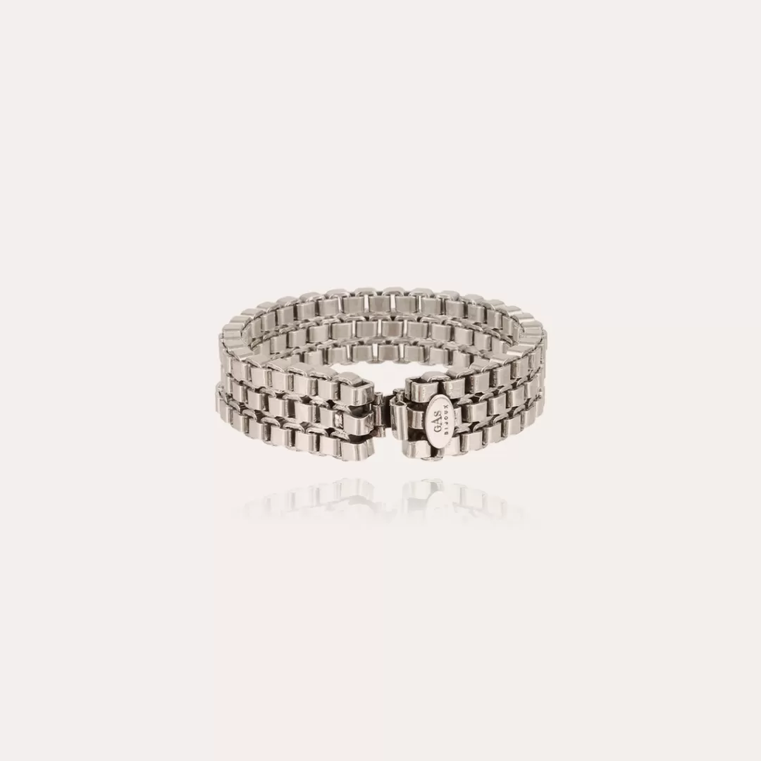 Gas Bijoux Bracelet Standard 3 Rangs Argente