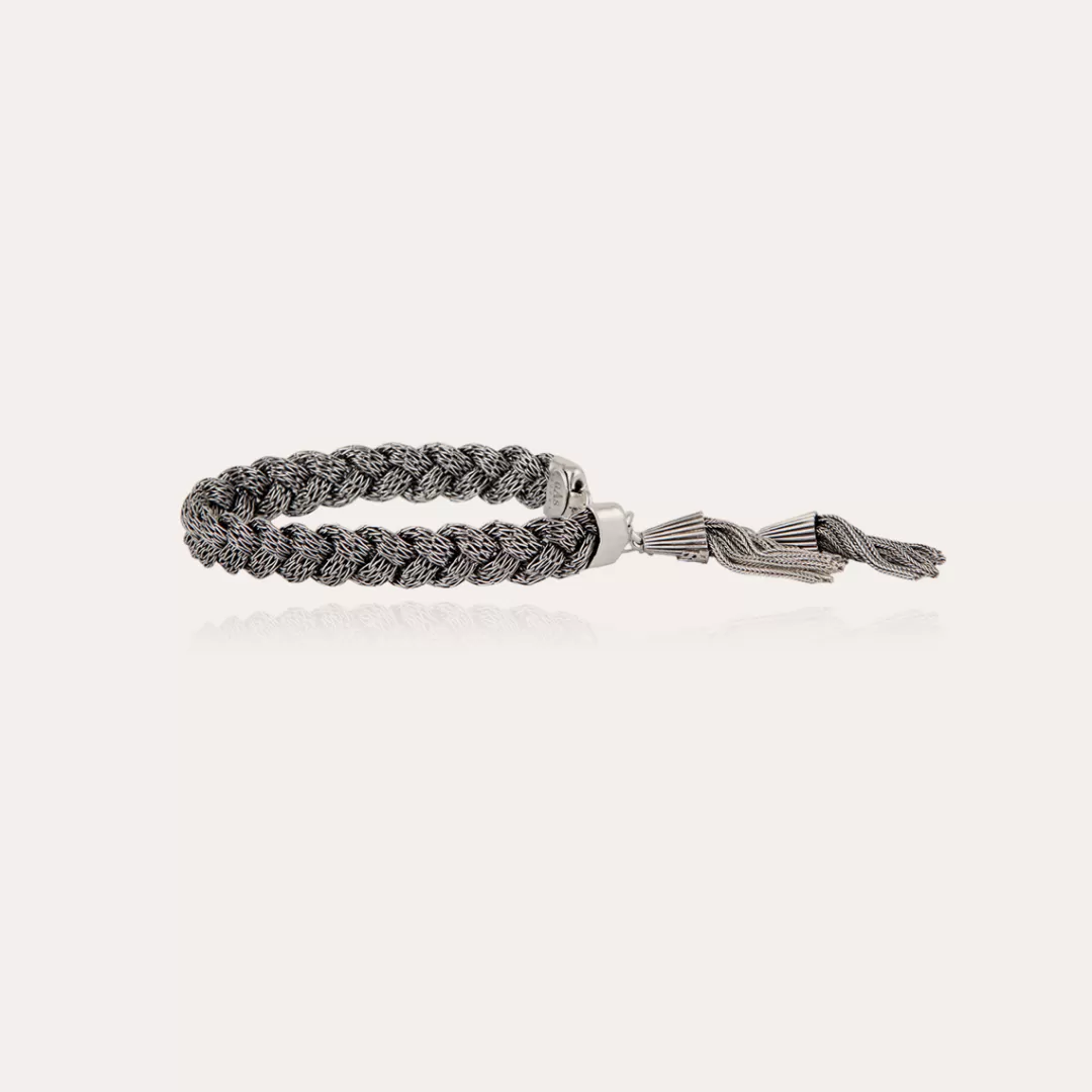 Gas Bijoux Bracelet Tresse Argente