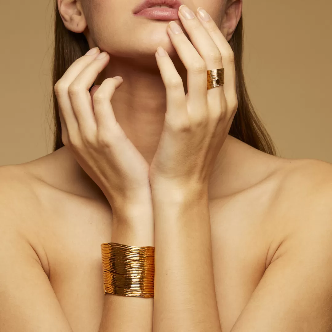 Gas Bijoux Bracelet Wave Dore