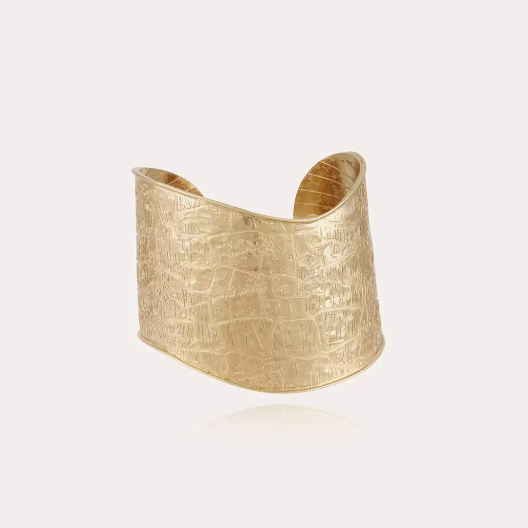 Gas Bijoux Bracelet Wild Manchette Dore