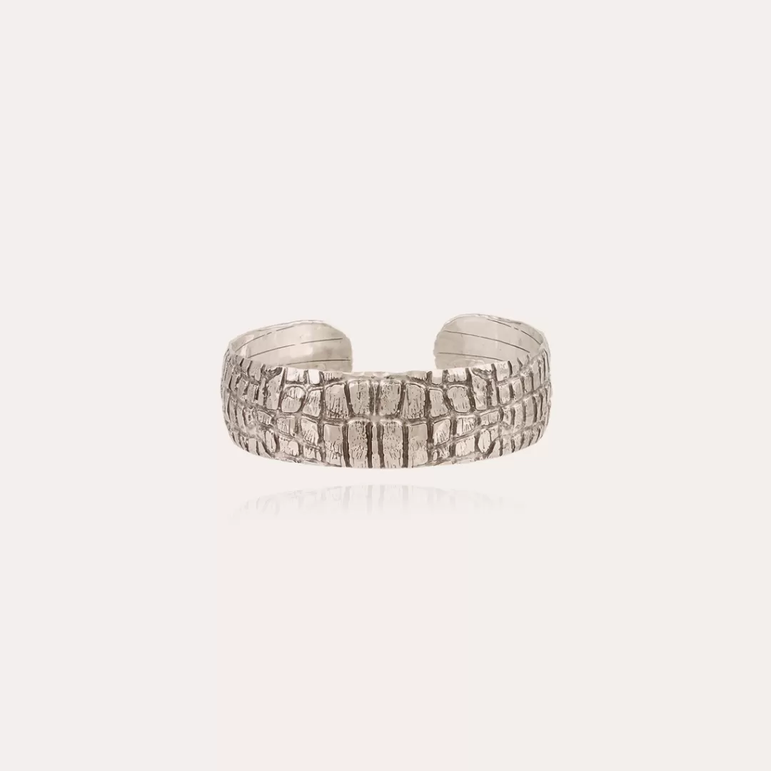 Gas Bijoux Bracelet Wild Moyen Modele Argente