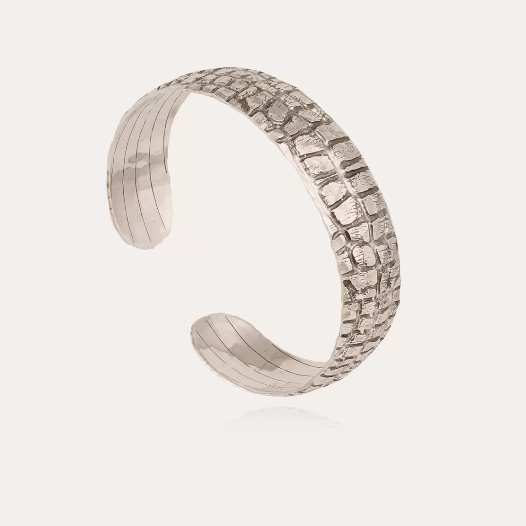 Gas Bijoux Bracelet Wild Moyen Modele Argente