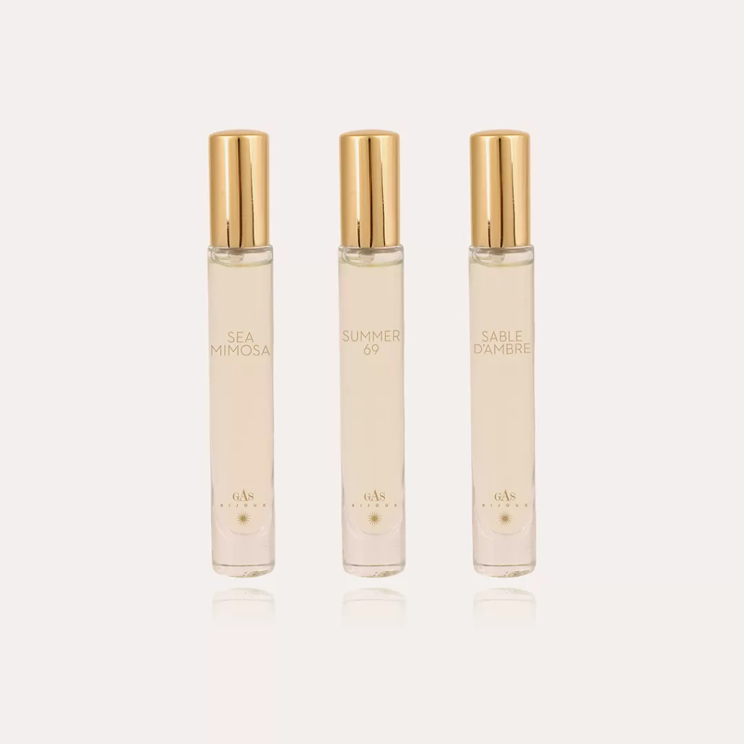 Gas Bijoux Coffret Decouverte-Sea Mimosa, Summer 69, Sable D'Ambre (3 X 10 Ml)